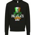 St. Patrick's Day Disguise Funny Irish Kids Sweatshirt Jumper Black