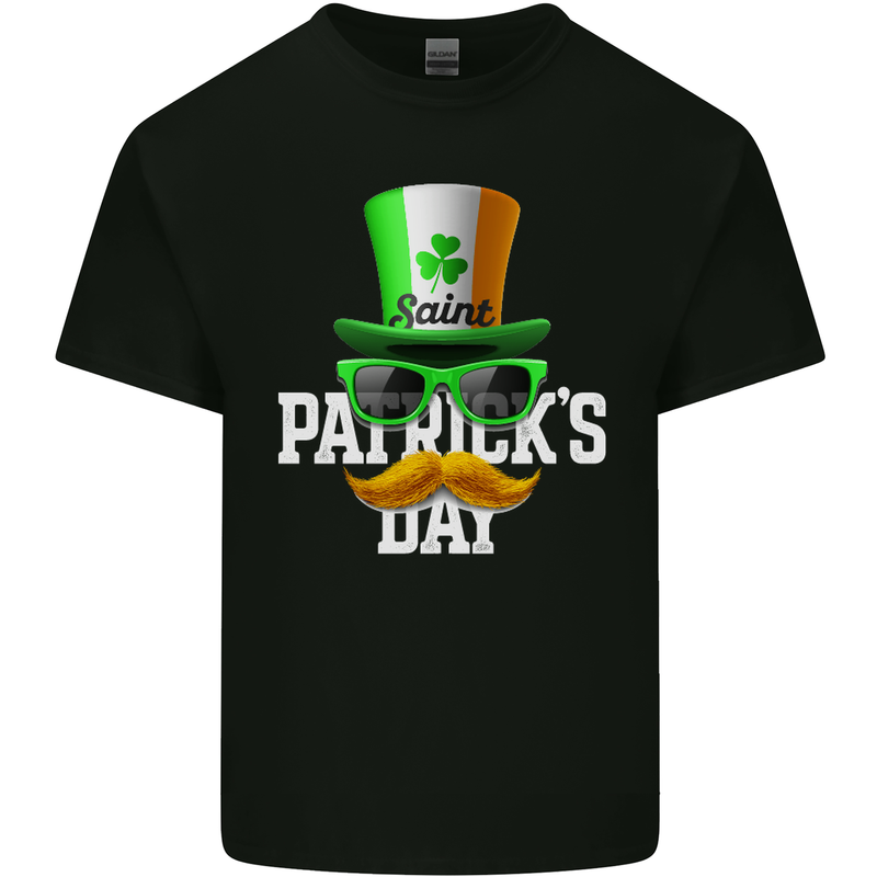 St. Patrick's Day Disguise Funny Irish Mens Cotton T-Shirt Tee Top Black