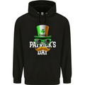 St. Patrick's Day Disguise Funny Irish Mens Hoodie Black