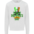 St. Patrick's Day Disguise Funny Mens Sweatshirt Jumper White