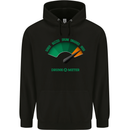 St. Patrick's Day Drunkometer Funny Beer Mens 80% Cotton Hoodie Black