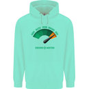 St. Patrick's Day Drunkometer Funny Beer Mens 80% Cotton Hoodie Peppermint