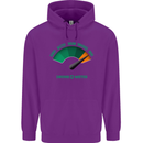 St. Patrick's Day Drunkometer Funny Beer Mens 80% Cotton Hoodie Purple