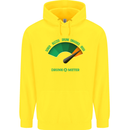 St. Patrick's Day Drunkometer Funny Beer Mens 80% Cotton Hoodie Yellow