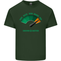 St. Patrick's Day Drunkometer Funny Beer Mens Cotton T-Shirt Tee Top Forest Green