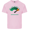 St. Patrick's Day Drunkometer Funny Beer Mens Cotton T-Shirt Tee Top Light Pink