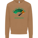St. Patrick's Day Drunkometer Funny Beer Mens Sweatshirt Jumper Caramel Latte