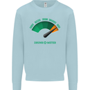 St. Patrick's Day Drunkometer Funny Beer Mens Sweatshirt Jumper Light Blue
