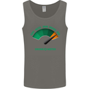 St. Patrick's Day Drunkometer Funny Beer Mens Vest Tank Top Charcoal