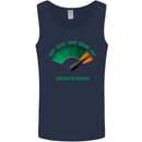 St. Patrick's Day Drunkometer Funny Beer Mens Vest Tank Top Navy Blue
