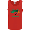 St. Patrick's Day Drunkometer Funny Beer Mens Vest Tank Top Red