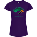 St. Patrick's Day Drunkometer Funny Beer Womens Petite Cut T-Shirt Purple