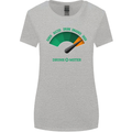 St. Patrick's Day Drunkometer Funny Beer Womens Wider Cut T-Shirt Sports Grey
