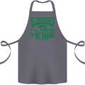 St. Patrick's Day Eat Drink Be Irish Beer Cotton Apron 100% Organic Steel