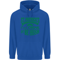 St. Patrick's Day Eat Drink Be Irish Beer Mens 80% Cotton Hoodie Royal Blue