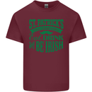 St. Patrick's Day Eat Drink Be Irish Beer Mens Cotton T-Shirt Tee Top Maroon