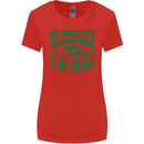 St. Patrick's Day Eat Drink Be Irish Beer Womens Wider Cut T-Shirt Red