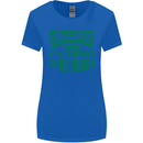 St. Patrick's Day Eat Drink Be Irish Beer Womens Wider Cut T-Shirt Royal Blue