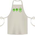 St. Patrick's Day Lucky Weed Drugs Funny Cotton Apron 100% Organic Natural