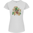 St. Patrick's Day of the Beer Funny Irish Womens Petite Cut T-Shirt White
