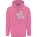 St George On a Horse St. George's Day Mens 80% Cotton Hoodie Azelea