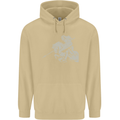 St George On a Horse St. George's Day Mens 80% Cotton Hoodie Sand
