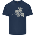 St George On a Horse St. George's Day Mens Cotton T-Shirt Tee Top Navy Blue