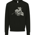 St George On a Horse St. George's Day Mens Sweatshirt Jumper Black