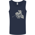 St George On a Horse St. George's Day Mens Vest Tank Top Navy Blue