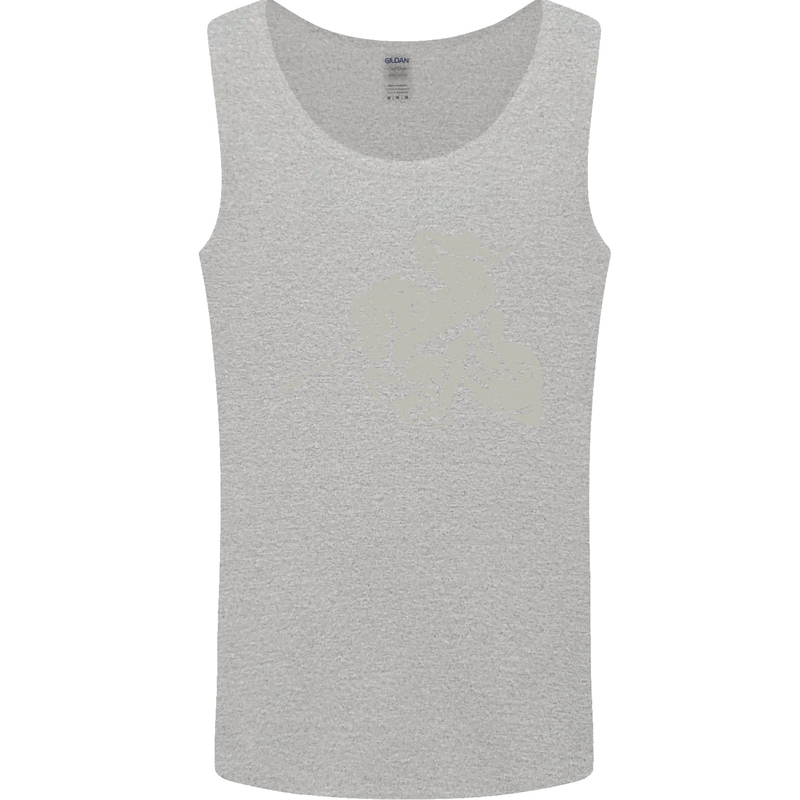 St George On a Horse St. George's Day Mens Vest Tank Top Sports Grey