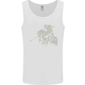 St George On a Horse St. George's Day Mens Vest Tank Top White