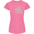St George On a Horse St. George's Day Womens Petite Cut T-Shirt Azalea