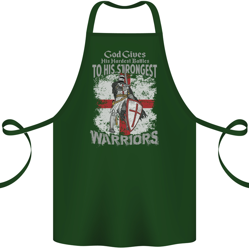 St George Warriors Cotton Apron 100% Organic Forest Green