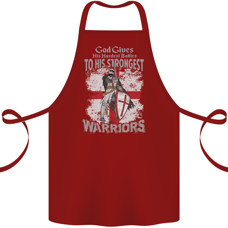 St George Warriors Cotton Apron 100% Organic Maroon