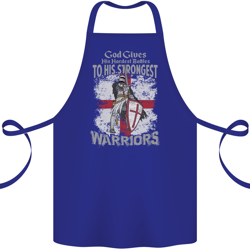 St George Warriors Cotton Apron 100% Organic Royal Blue