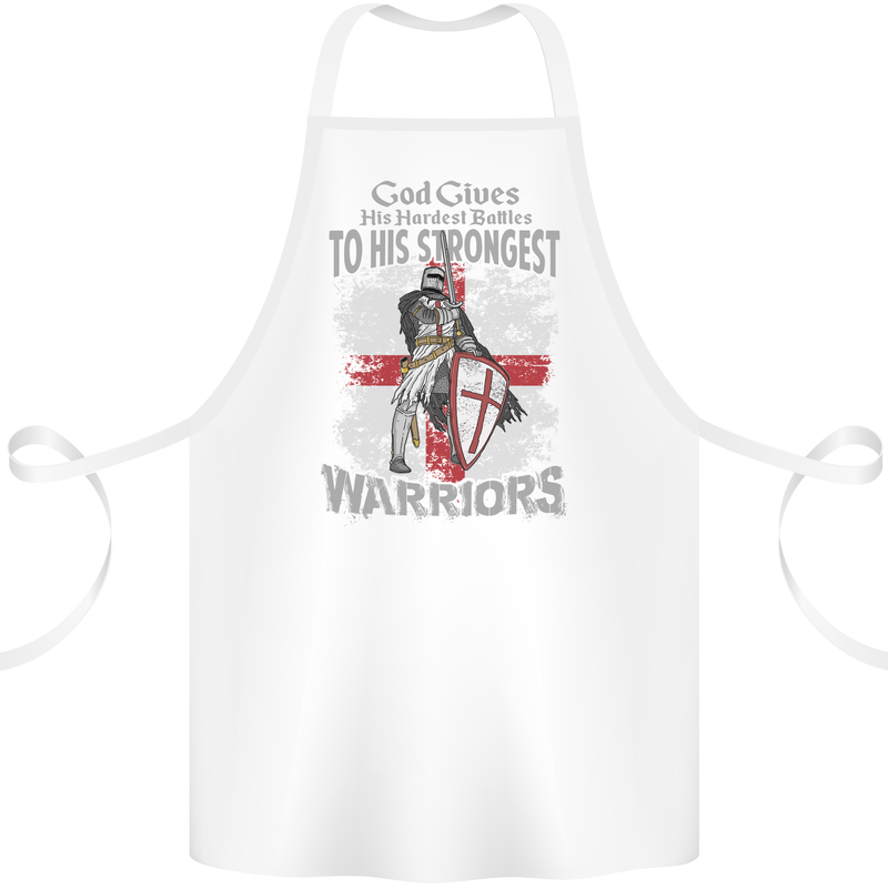 St George Warriors Cotton Apron 100% Organic White