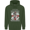 St George Warriors Mens 80% Cotton Hoodie Forest Green