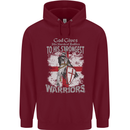 St George Warriors Mens 80% Cotton Hoodie Maroon