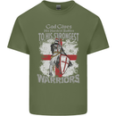 St George Warriors Mens Cotton T-Shirt Tee Top Military Green
