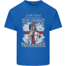 St George Warriors Mens Cotton T-Shirt Tee Top Royal Blue