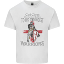 St George Warriors Mens Cotton T-Shirt Tee Top White