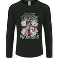 St George Warriors Mens Long Sleeve T-Shirt Black