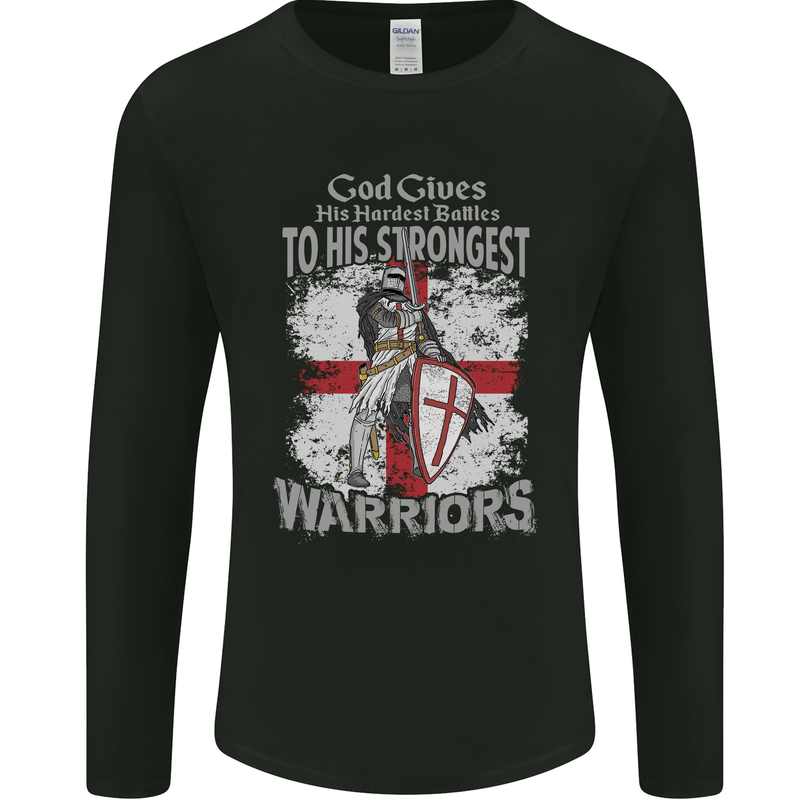St George Warriors Mens Long Sleeve T-Shirt Black