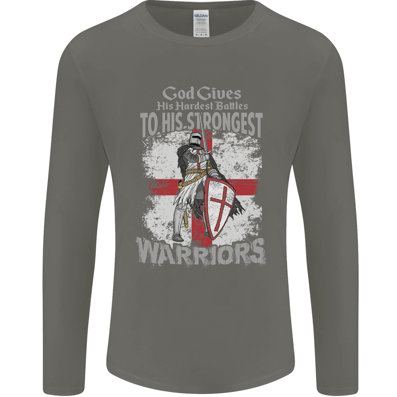 St George Warriors Mens Long Sleeve T-Shirt Charcoal