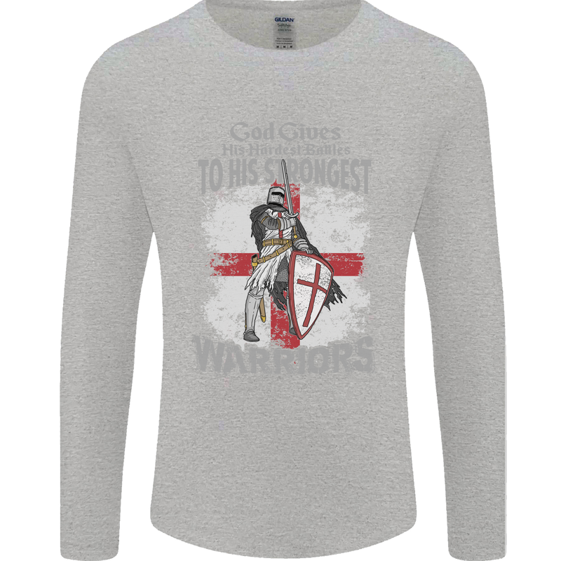 St George Warriors Mens Long Sleeve T-Shirt Sports Grey