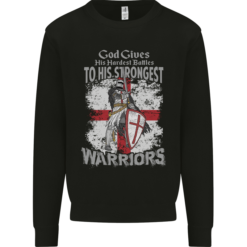 St George Warriors Mens Sweatshirt Jumper Black