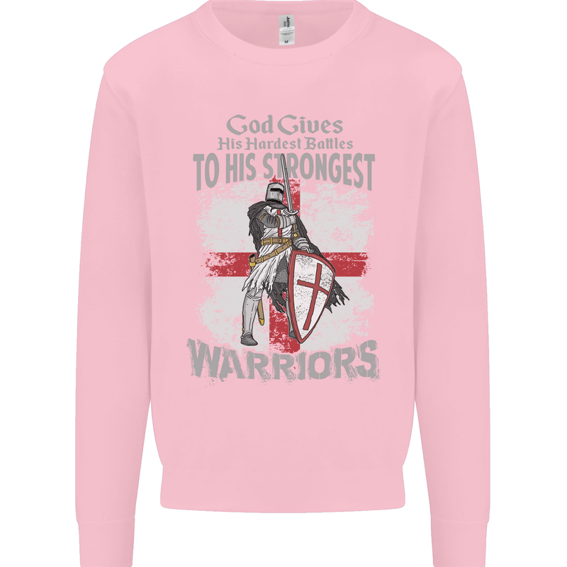 St George Warriors Mens Sweatshirt Jumper Light Pink