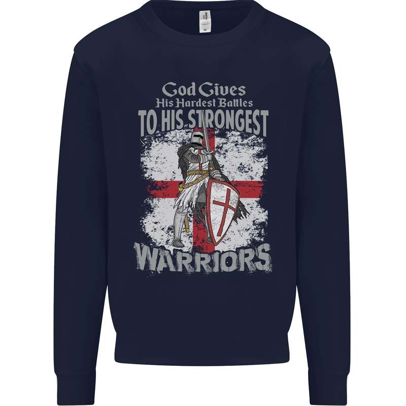 St George Warriors Mens Sweatshirt Jumper Navy Blue