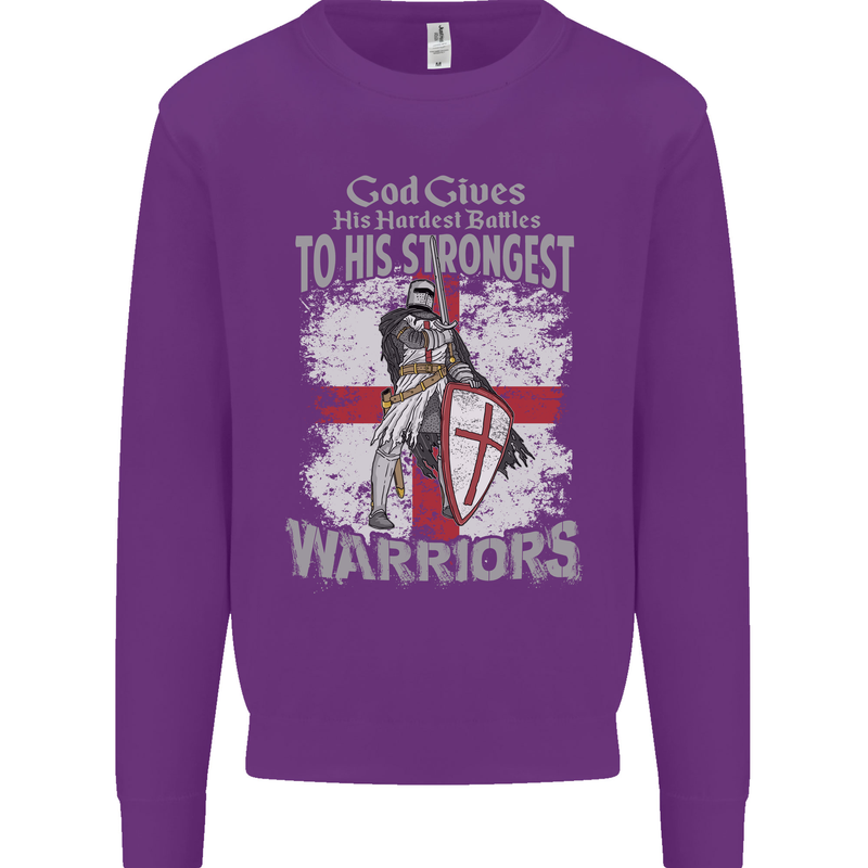 St George Warriors Mens Sweatshirt Jumper Purple