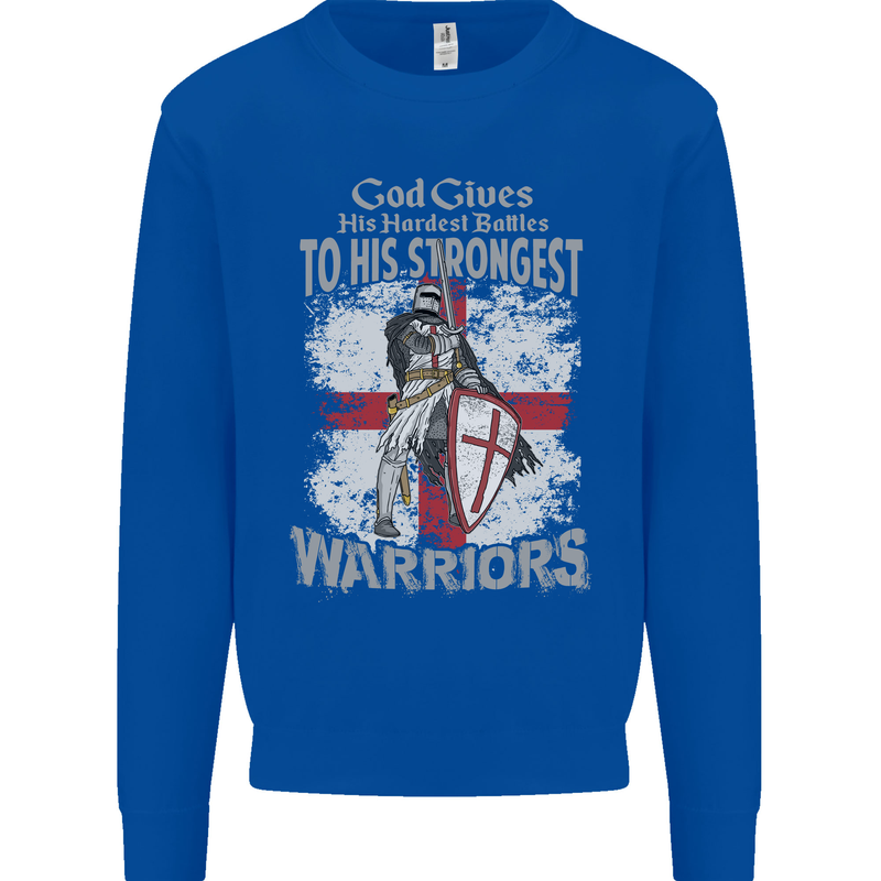 St George Warriors Mens Sweatshirt Jumper Royal Blue